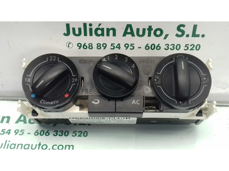 Recambio de mando calefaccion / aire acondicionado para volkswagen polo (9n3) edition referencia OEM IAM 6Q0820045H 6Q0819445 BE