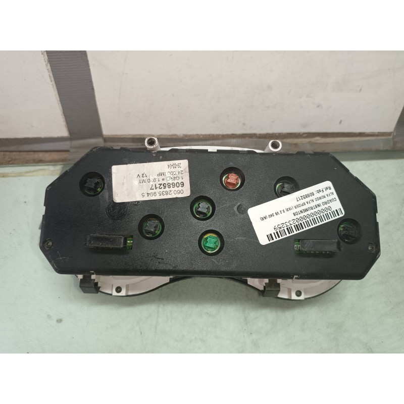 Recambio de cuadro instrumentos para alfa romeo spider (163) 3.2 v6 24v (a/e) referencia OEM IAM 60685217  