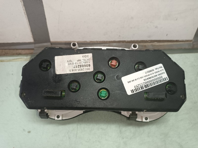 Recambio de cuadro instrumentos para alfa romeo spider (163) 3.2 v6 24v (a/e) referencia OEM IAM 60685217  