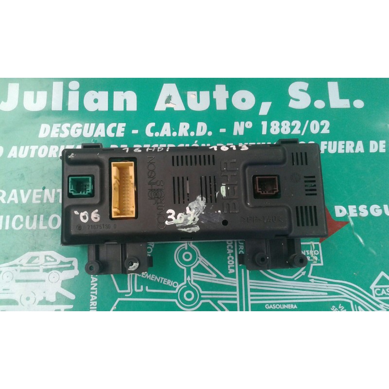 Recambio de mando climatizador para peugeot 307 break/sw (s2) sw pack referencia OEM IAM 9646627977 281160303 BEHR