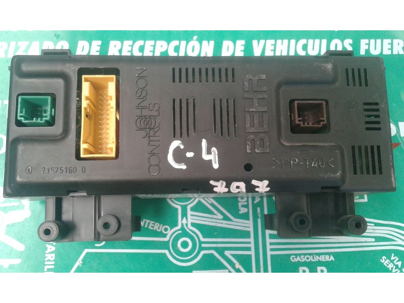 Recambio de mando climatizador para citroen c4 berlina collection referencia OEM IAM 9658084577 281160311 BEHR