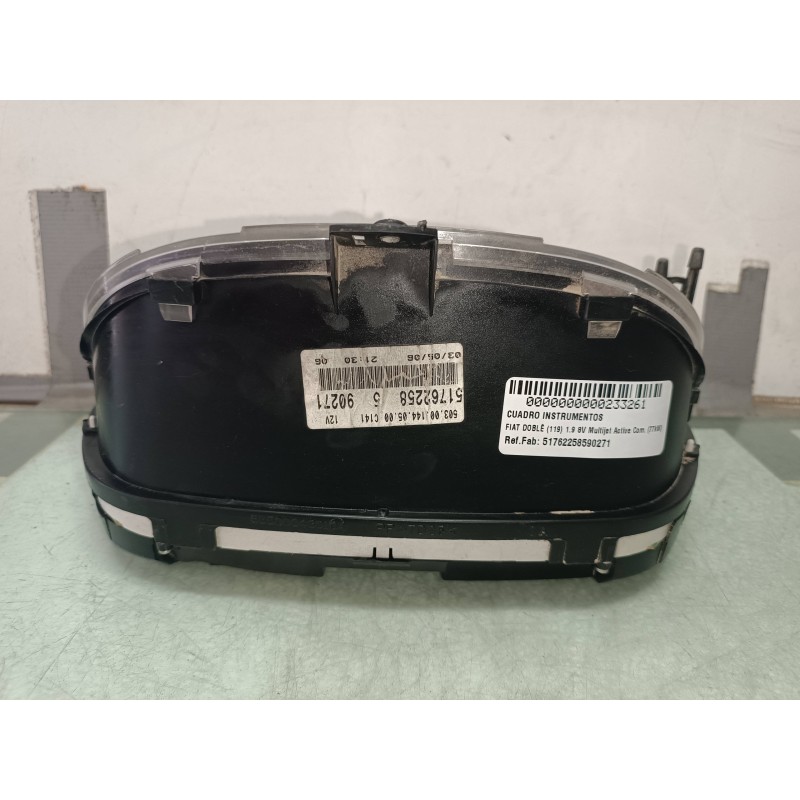 Recambio de cuadro instrumentos para fiat doblo (119) 1.9 8v multijet active com. (77kw) referencia OEM IAM 51762258590271  