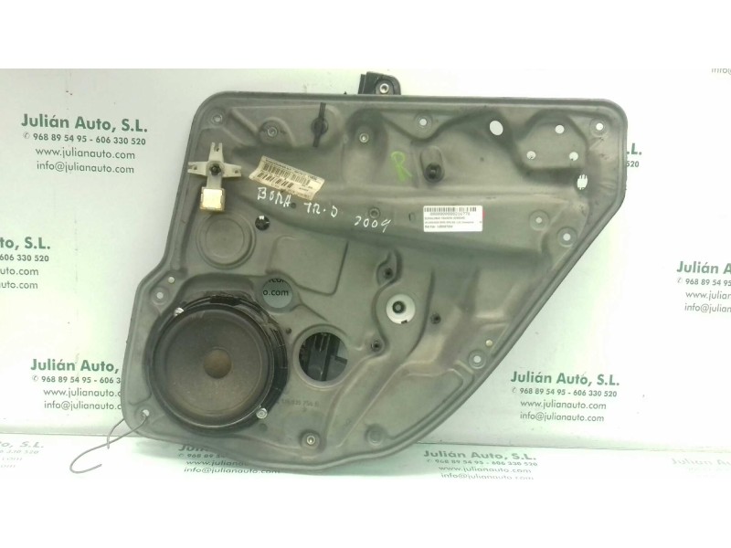 Recambio de elevalunas trasero derecho para volkswagen bora berlina (1j2) conceptline referencia OEM IAM 1J5839730H 1J5839756E E