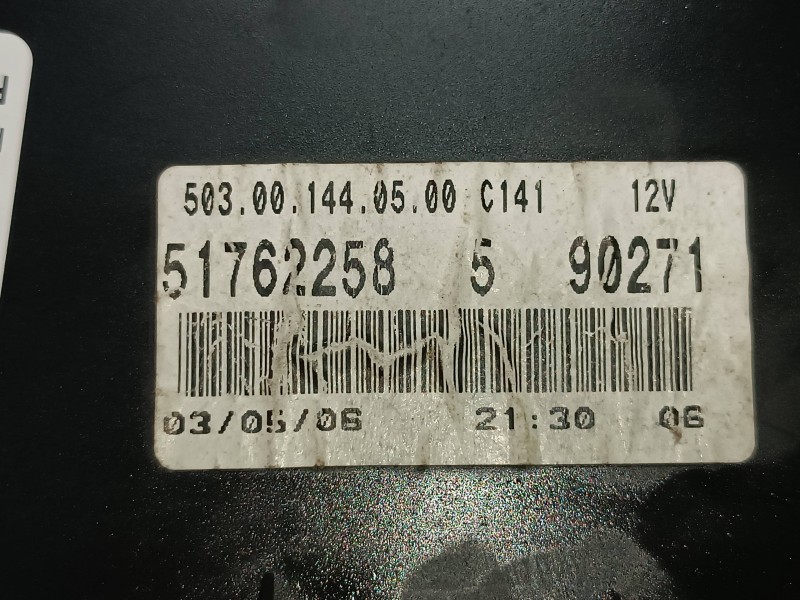 Recambio de cuadro instrumentos para fiat doblo (119) 1.9 8v multijet active com. (77kw) referencia OEM IAM 51762258590271  