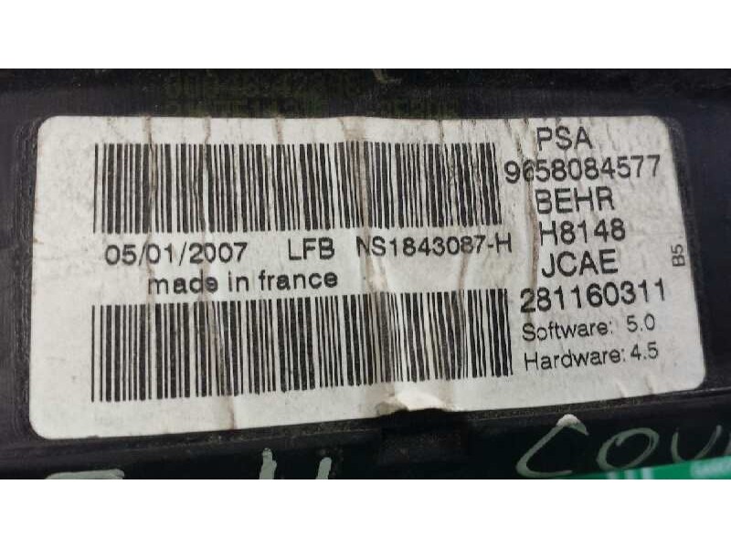 Recambio de mando climatizador para citroen c4 coupe collection referencia OEM IAM 9658084577 281160311 BEHR