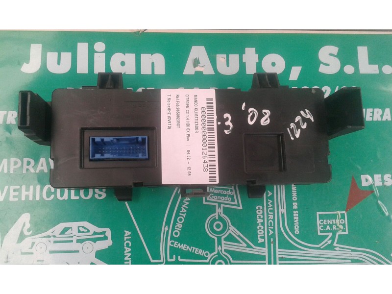 Recambio de mando climatizador para citroen c3 1.4 hdi sx plus referencia OEM IAM 96588239XT  VALEO