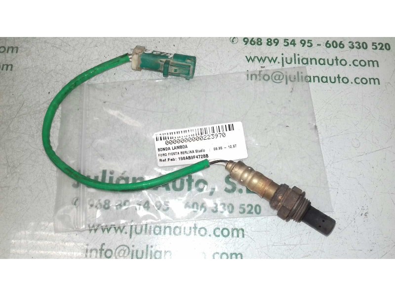 Recambio de sonda lambda para ford fiesta berlina studio referencia OEM IAM 198AB9F472BB  2 + 2 PINES Recambio de sonda lambda para ford fiesta berlina studio referencia OEM IAM 198AB9F472BB  2 + 2 PINES