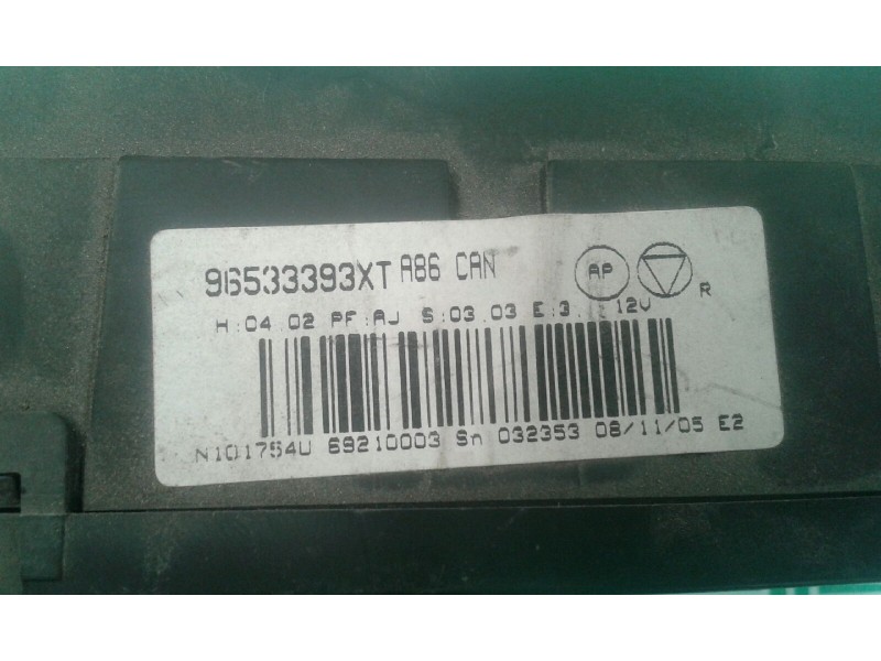 Recambio de mando climatizador para citroen c2 furio referencia OEM IAM 96533393XT  VALEO