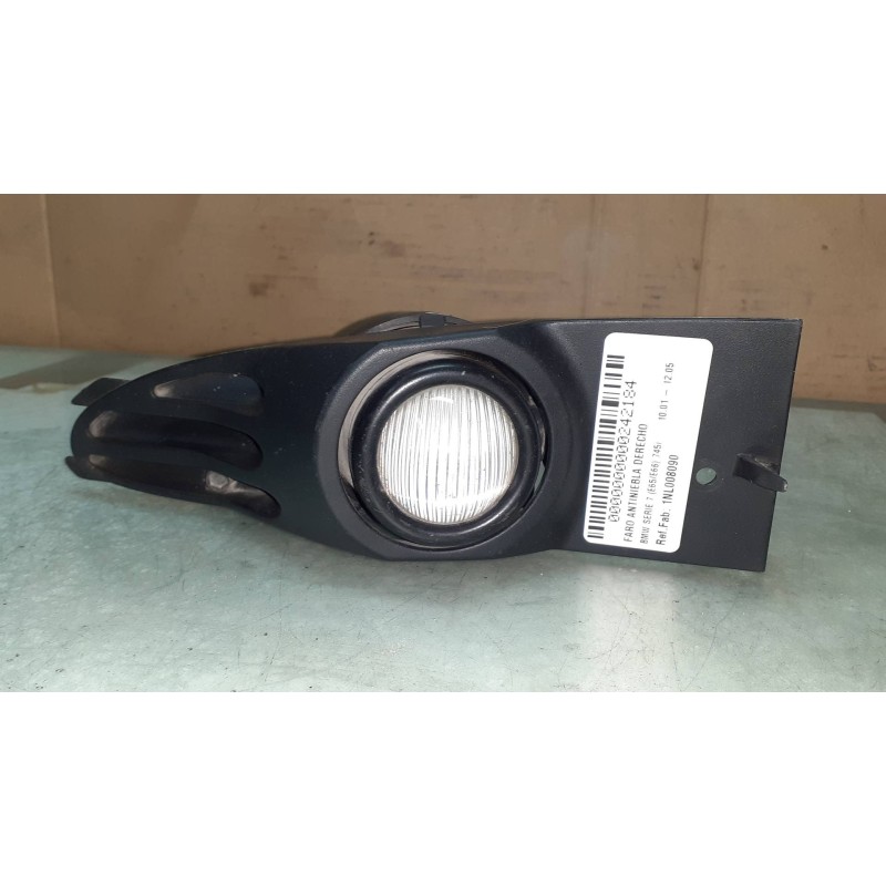 Recambio de faro antiniebla derecho para bmw serie 7 (e65/e66) 745i referencia OEM IAM 1NL008090 15165300 15563600