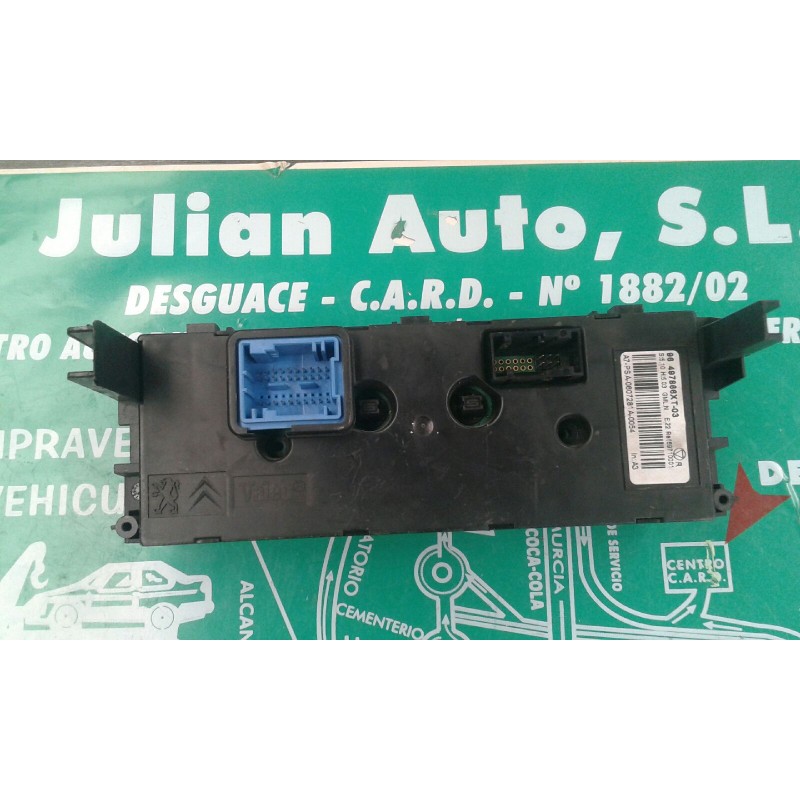Recambio de mando climatizador para peugeot 207 xs referencia OEM IAM 96497866XT  VALEO