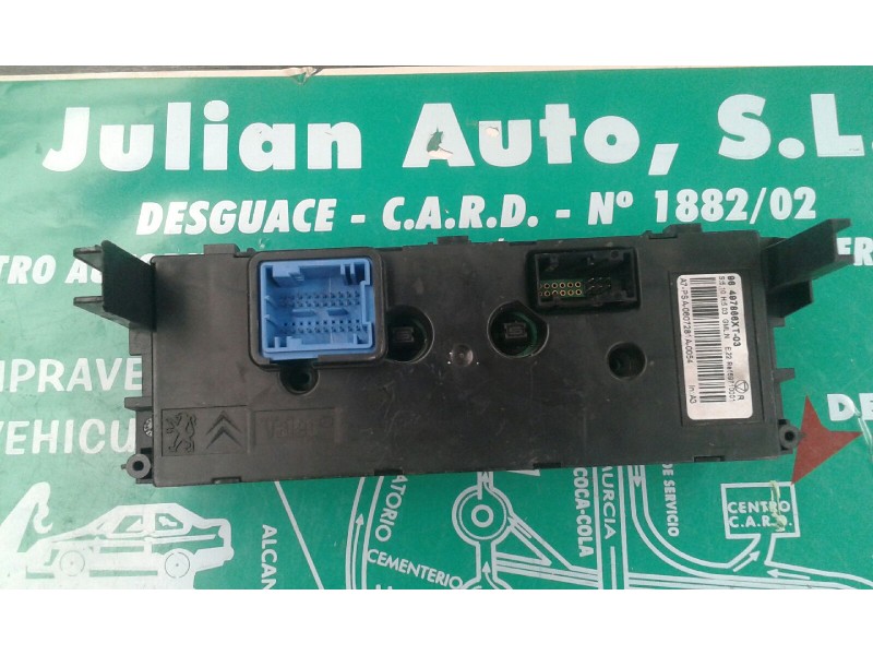 Recambio de mando climatizador para peugeot 207 xs referencia OEM IAM 96497866XT  VALEO