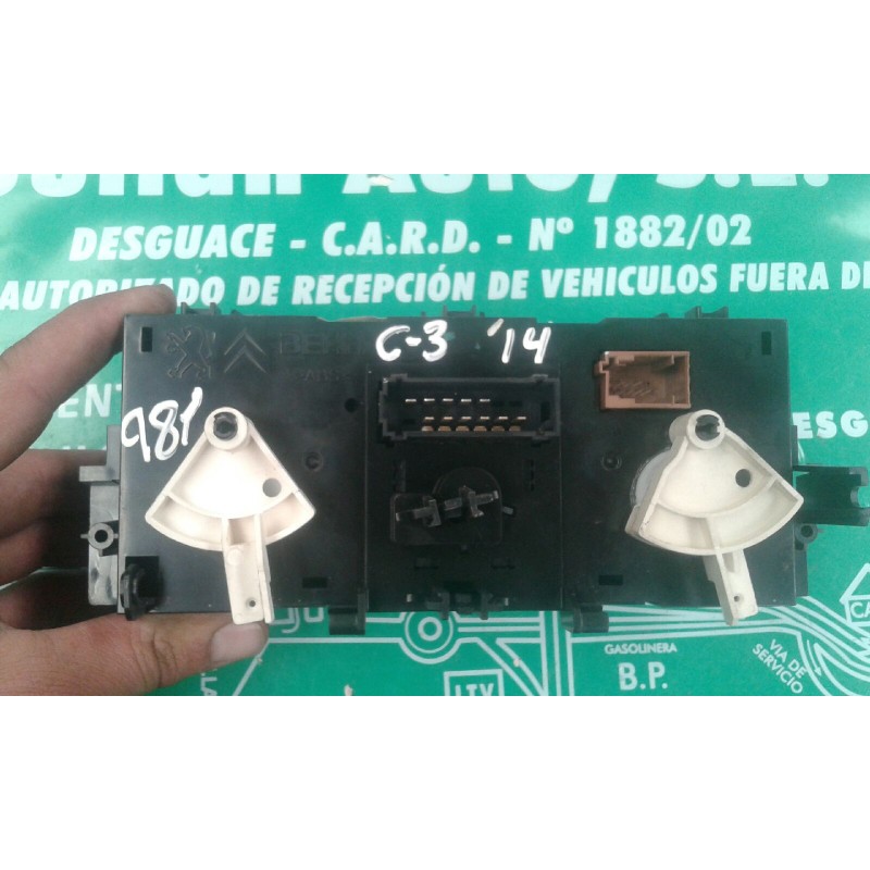 Recambio de mando climatizador para citroen c3 collection referencia OEM IAM 770302 Z8510001 BEHR