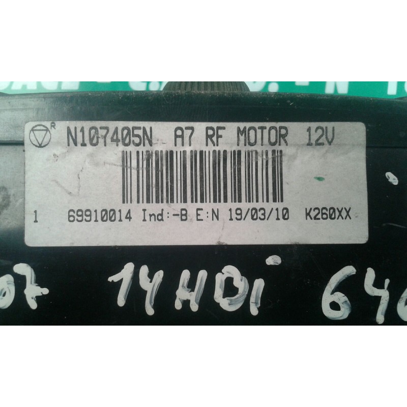 Recambio de mando climatizador para peugeot 207 confort referencia OEM IAM N107405N 69910014 VALEO