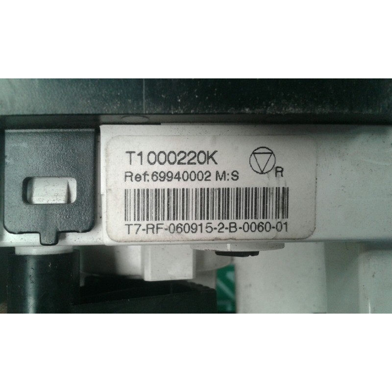 Recambio de mando calefaccion / aire acondicionado para peugeot 308 confort referencia OEM IAM 69940002 T1000220K VALEO