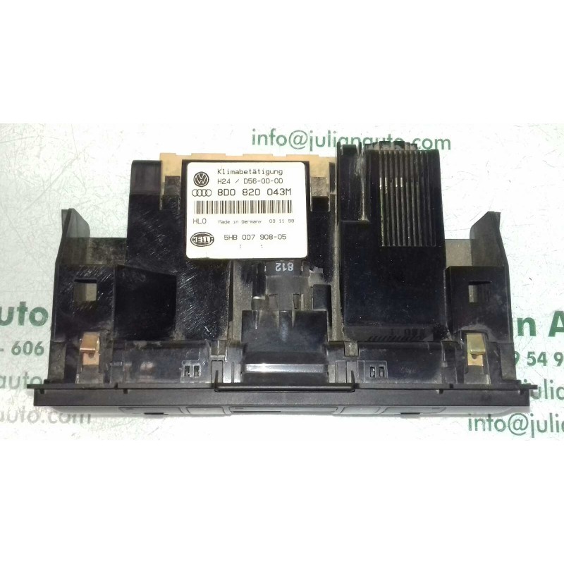 Recambio de mando climatizador para audi a4 berlina (b5) 1.9 tdi referencia OEM IAM 8D0857543A 5HB00790805 HELLA