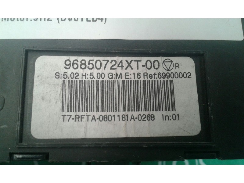 Recambio de mando climatizador para peugeot 308 confort referencia OEM IAM 96850724XT 69900002 VALEO