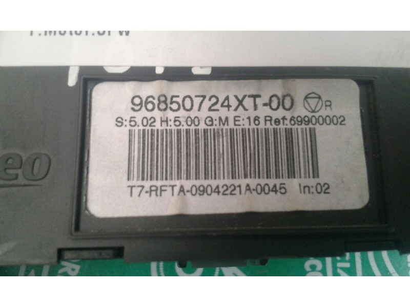 Recambio de mando climatizador para peugeot 308 active referencia OEM IAM 96850724XT 69900002 VALEO