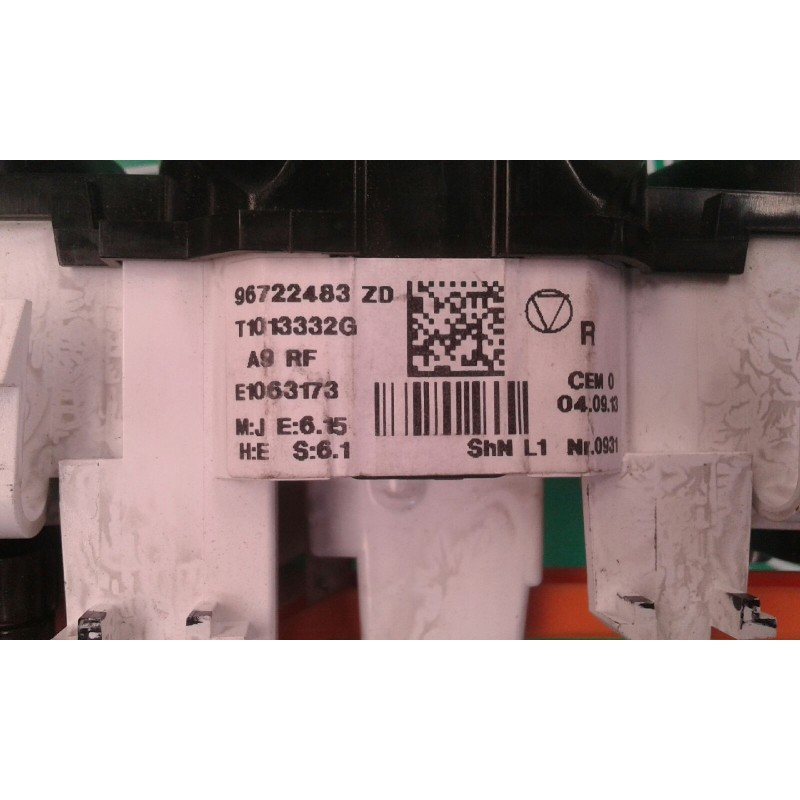 Recambio de mando calefaccion / aire acondicionado para peugeot 208 access referencia OEM IAM 96722483ZD T1013332G VALEO