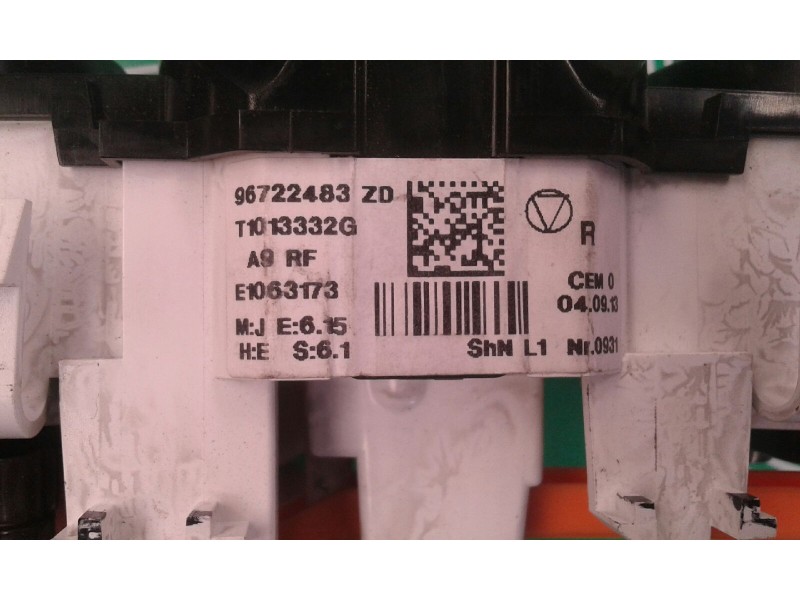 Recambio de mando calefaccion / aire acondicionado para peugeot 208 access referencia OEM IAM 96722483ZD T1013332G VALEO