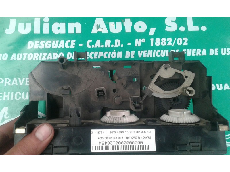 Recambio de mando calefaccion / aire acondicionado para peugeot 406 berlina (s1/s2) sldt referencia OEM IAM 69150002 652550Z VAL