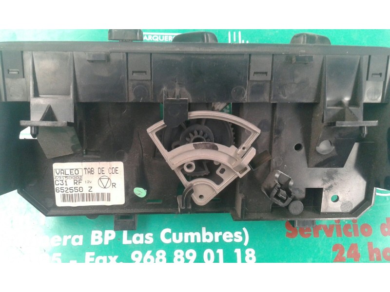 Recambio de mando calefaccion / aire acondicionado para peugeot 406 berlina (s1/s2) sldt referencia OEM IAM 69150002 652550Z VAL