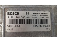 Recambio de centralita motor uce para renault laguna (b56) 1.9 dti rt referencia OEM IAM 0281001766 7700114354 7700105952 2