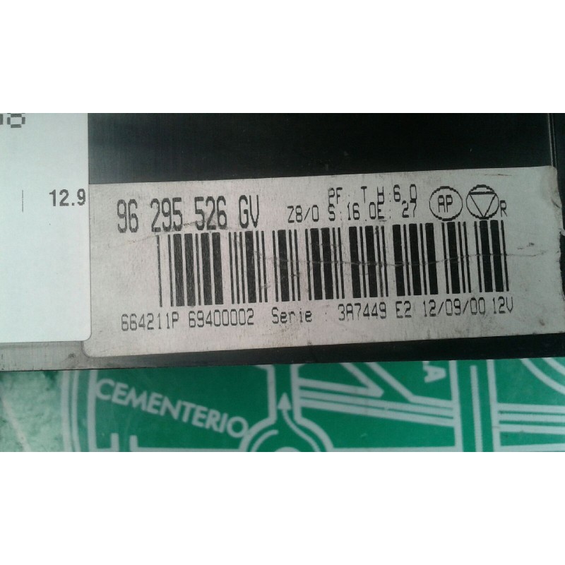 Recambio de mando climatizador para citroen xantia berlina 1.9 td exclusive referencia OEM IAM 602048D 90151047000 