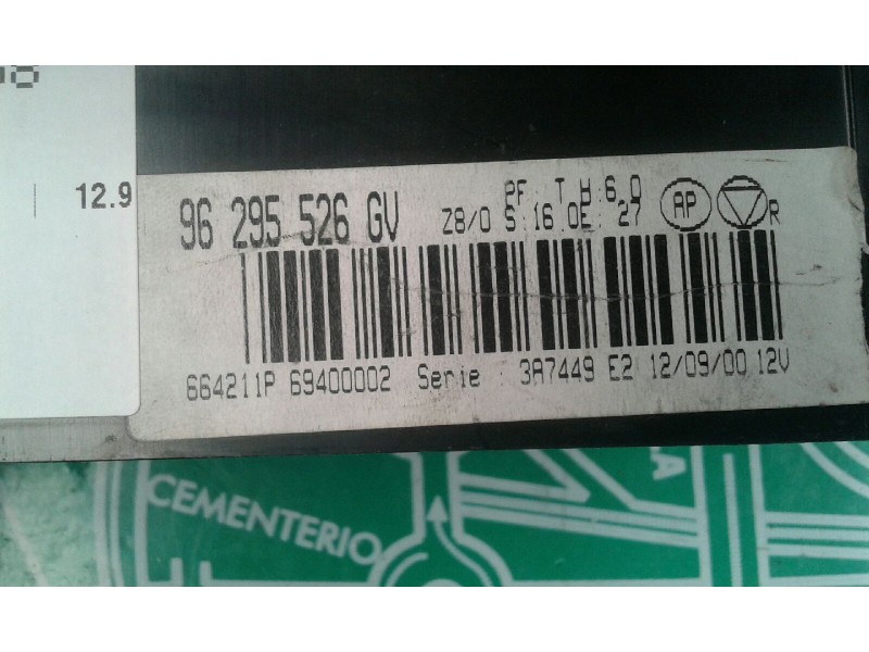 Recambio de mando climatizador para citroen xantia berlina 1.9 td exclusive referencia OEM IAM 602048D 90151047000 