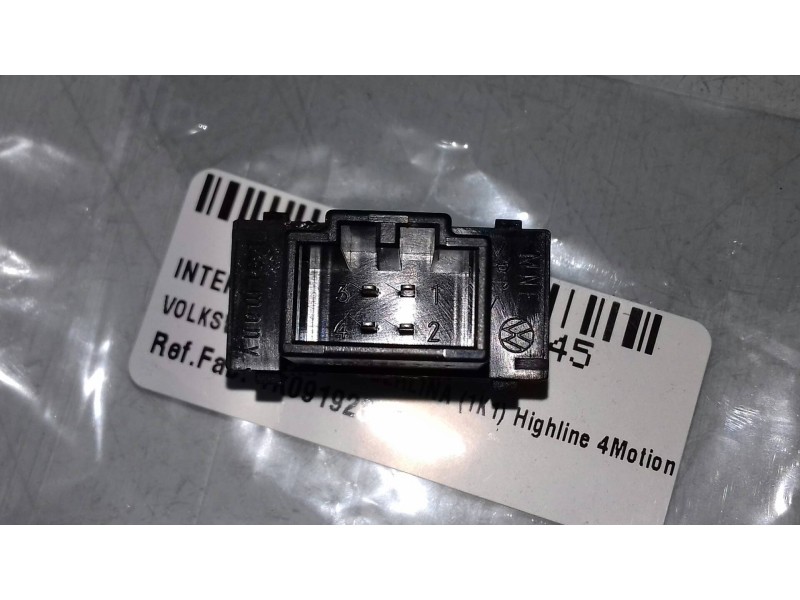 Recambio de interruptor para volkswagen golf v berlina (1k1) highline 4motion referencia OEM IAM 1K0919234E 4 PINES AIRBAG
