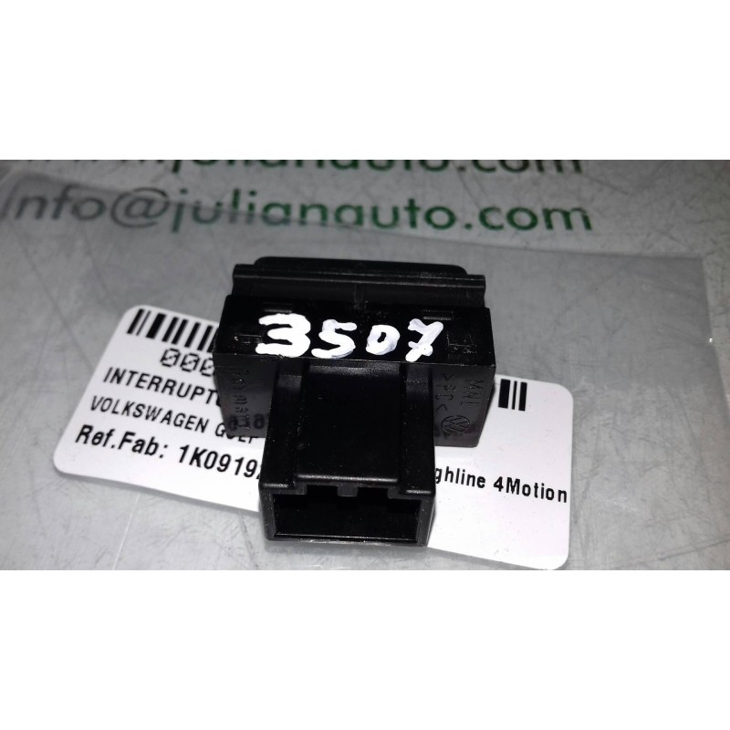 Recambio de interruptor para volkswagen golf v berlina (1k1) highline 4motion referencia OEM IAM 1K0919234E 4 PINES AIRBAG