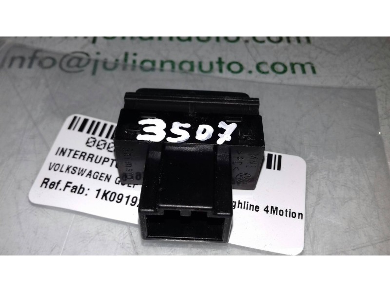 Recambio de interruptor para volkswagen golf v berlina (1k1) highline 4motion referencia OEM IAM 1K0919234E 4 PINES AIRBAG