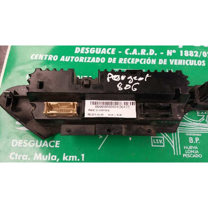 Recambio de mando climatizador para peugeot 806 sr referencia OEM IAM 14734560ZL 9140010188 BEHR