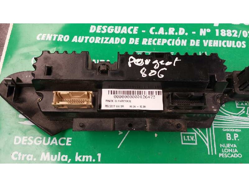 Recambio de mando climatizador para peugeot 806 sr referencia OEM IAM 14734560ZL 9140010188 BEHR