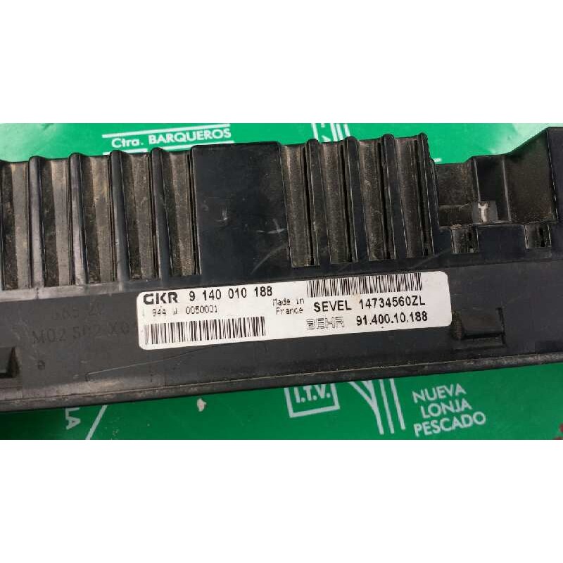 Recambio de mando climatizador para peugeot 806 sr referencia OEM IAM 14734560ZL 9140010188 BEHR