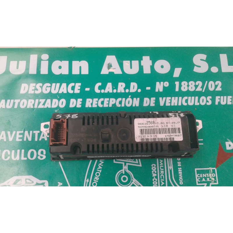 Recambio de pantalla multifuncion para citroen c2 audace referencia OEM IAM 96632560XT  