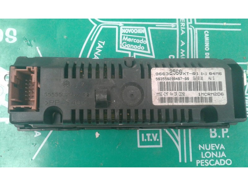 Recambio de pantalla multifuncion para citroen c2 collection referencia OEM IAM 96632560XT  