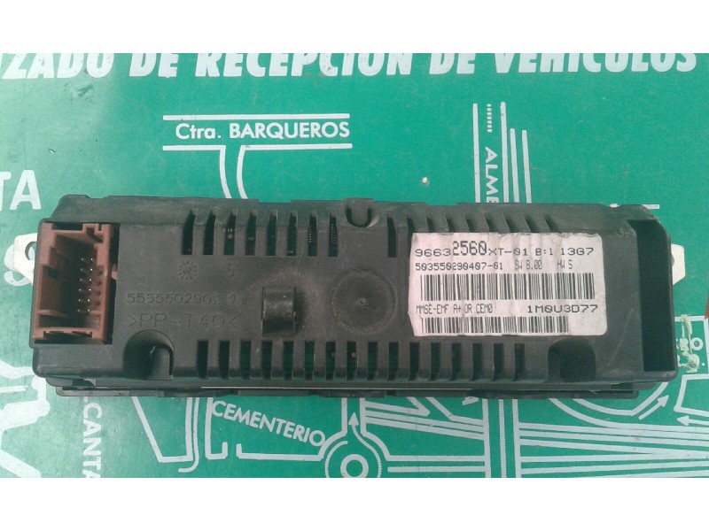 Recambio de pantalla multifuncion para citroen c3 1.4 hdi audace referencia OEM IAM 96632560XT 1M0U3D77 