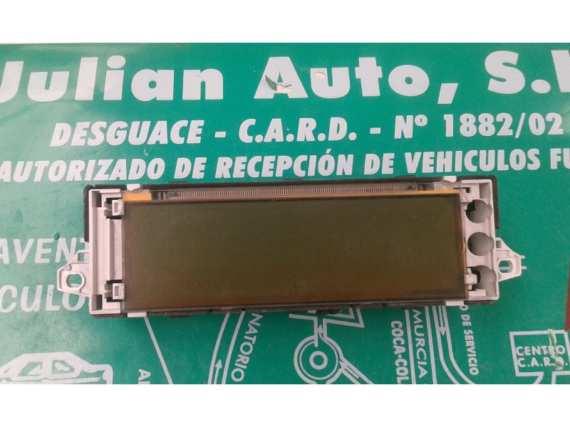 Recambio de pantalla multifuncion para citroen c4 berlina exclusive referencia OEM IAM 9649646880  