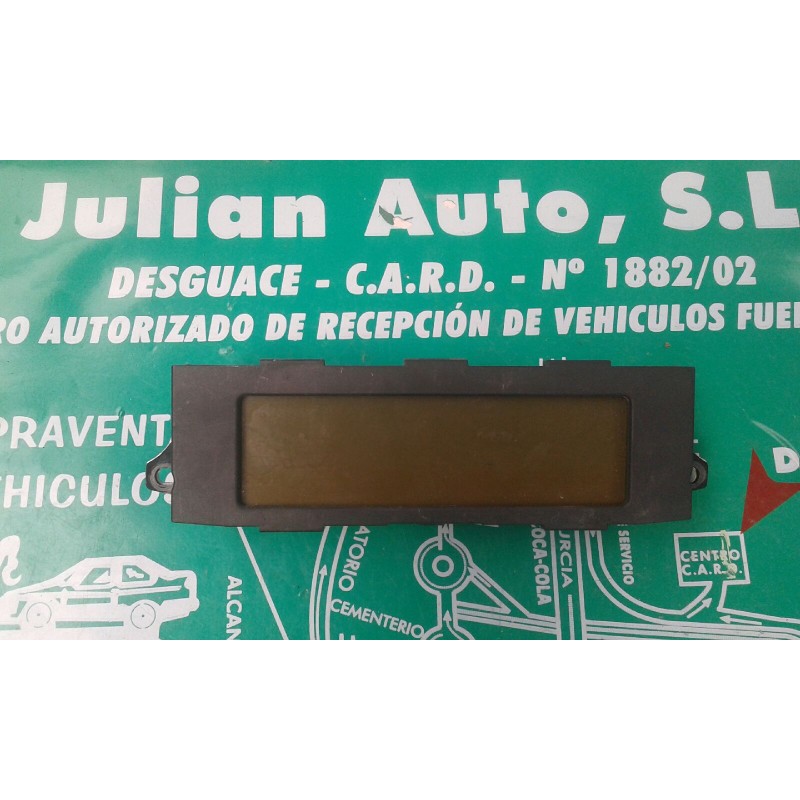 Recambio de pantalla multifuncion para citroen c4 berlina exclusive referencia OEM IAM 9664222180  