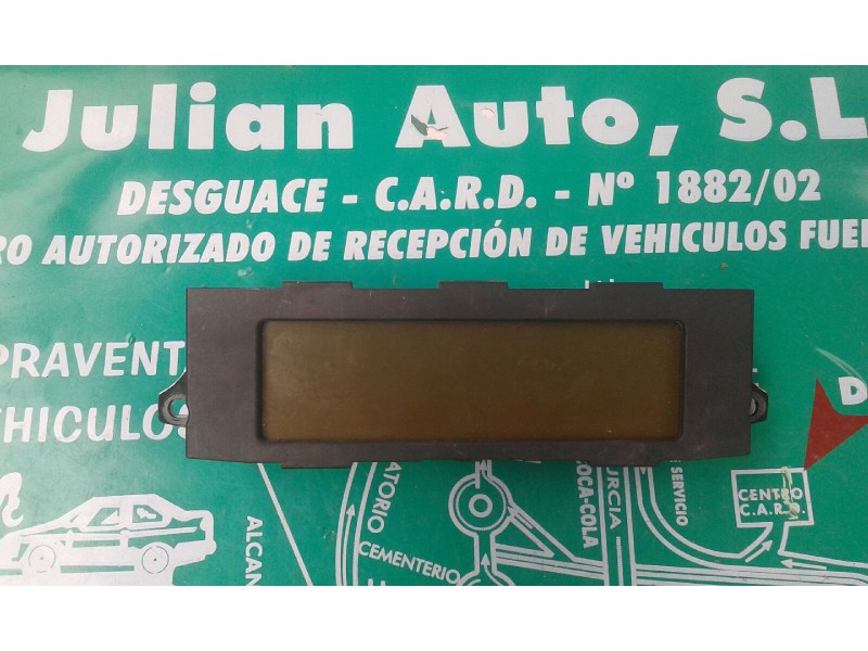 Recambio de pantalla multifuncion para citroen c4 berlina exclusive referencia OEM IAM 9664222180  