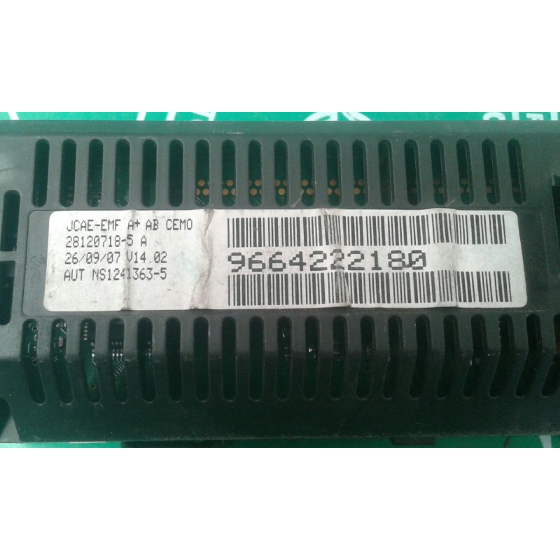 Recambio de pantalla multifuncion para citroen c4 berlina exclusive referencia OEM IAM 9664222180  