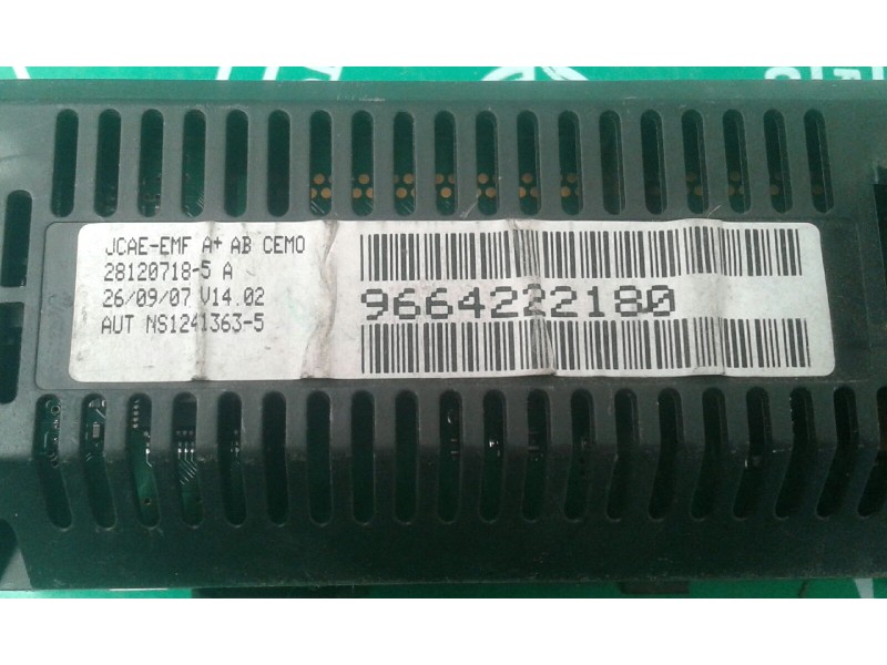 Recambio de pantalla multifuncion para citroen c4 berlina exclusive referencia OEM IAM 9664222180  