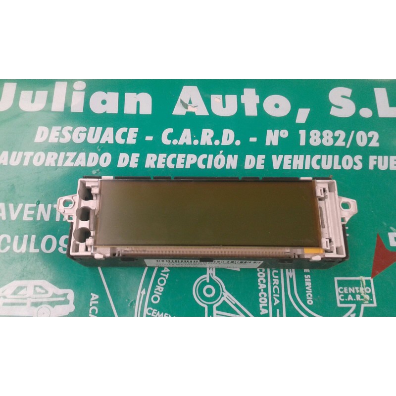 Recambio de pantalla multifuncion para citroen c4 coupe lx referencia OEM IAM 9659062780  