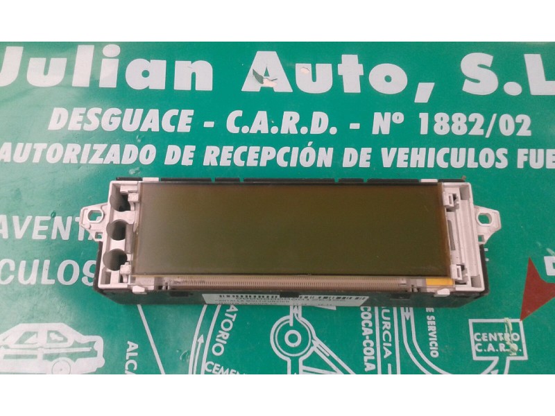 Recambio de pantalla multifuncion para citroen c4 coupe lx referencia OEM IAM 9659062780  