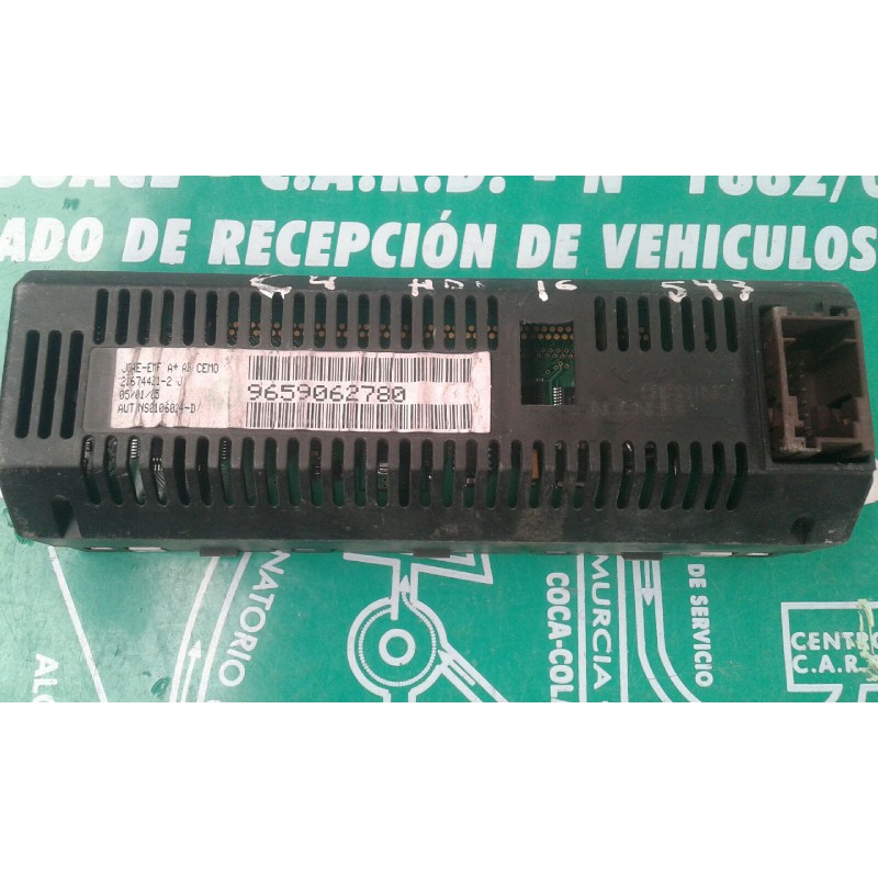 Recambio de pantalla multifuncion para citroen c4 coupe lx referencia OEM IAM 9659062780  