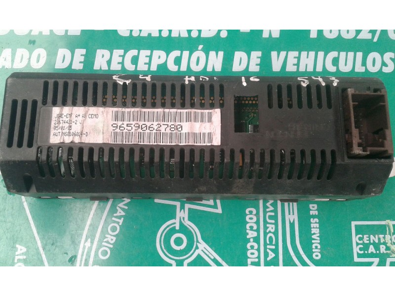 Recambio de pantalla multifuncion para citroen c4 coupe lx referencia OEM IAM 9659062780  