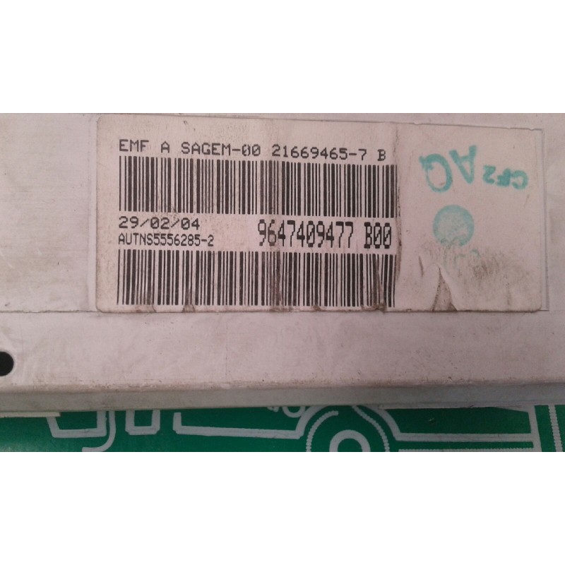 Recambio de pantalla multifuncion para citroen c3 1.4 exclusive referencia OEM IAM 9647409477 NS55562852 216694657