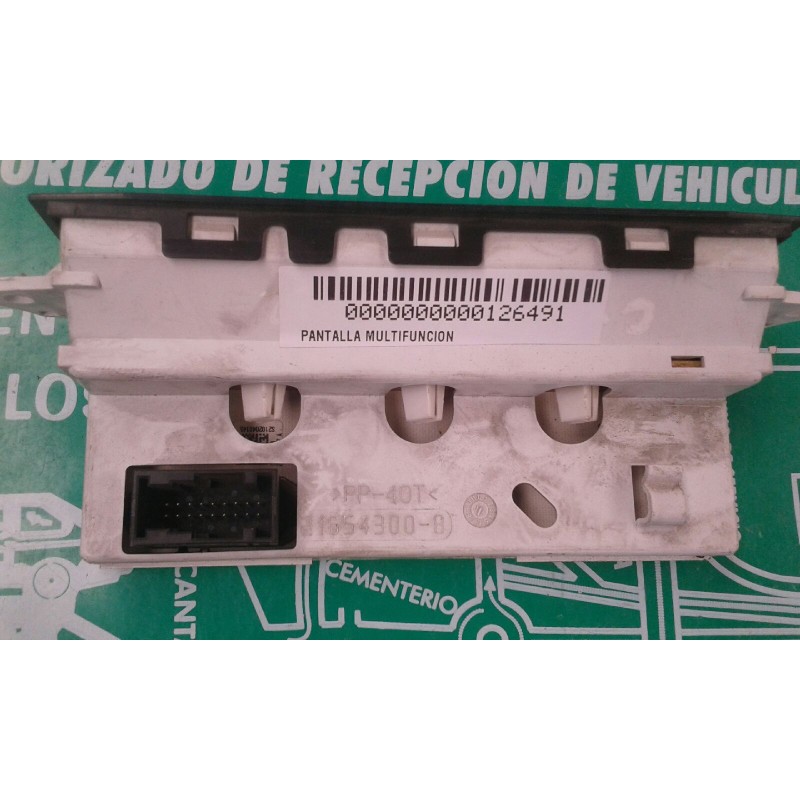 Recambio de pantalla multifuncion para citroen c3 1.4 exclusive referencia OEM IAM 9647409477 NS55562852 216694657