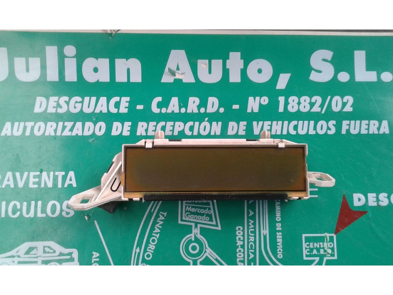 Recambio de pantalla multifuncion para citroen c4 berlina collection referencia OEM IAM 9654149380  