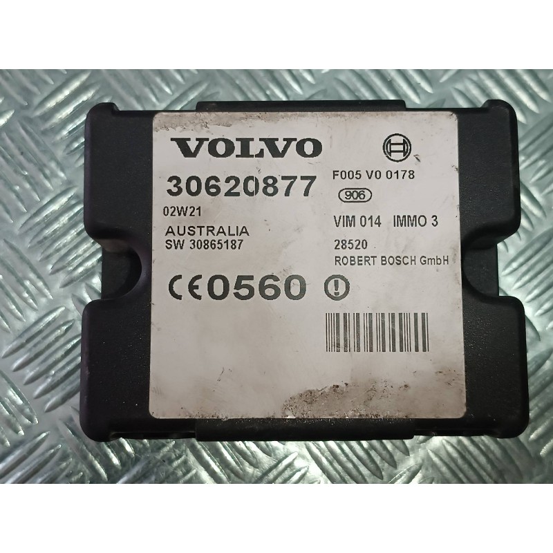 Recambio de centralita inmovilizador para volvo s40 berlina 1.9 d+ (85kw) referencia OEM IAM 30620877 F055V00178 30865187